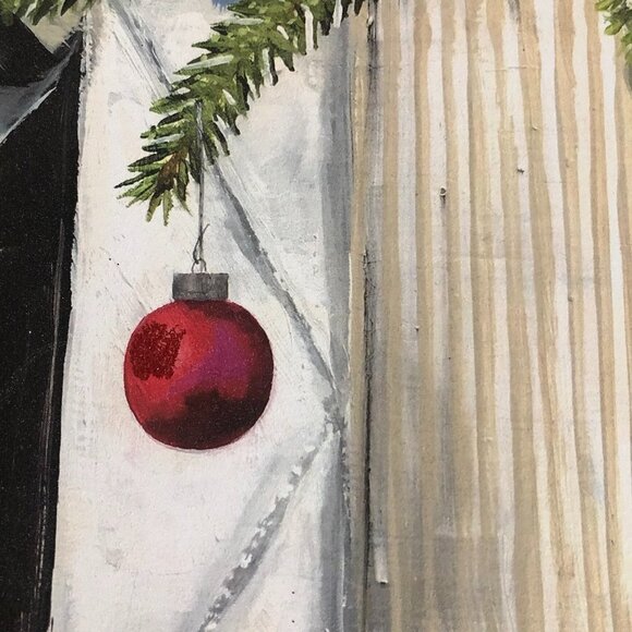 COPY - MODERN/FARMHOUSE CHRISTMAS PRESENT WALL ART PLAQUE WITH UNIQUE METAL EDG… - Picture 4 of 7